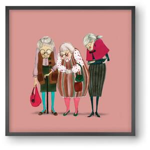 OLD LADIES - falikép keretben | artbridge