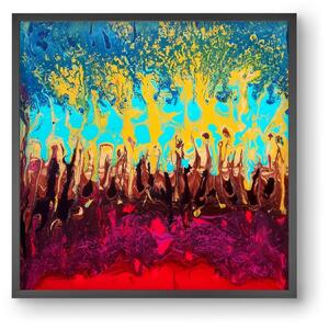 Fire of life - falikép keretben | artbridge