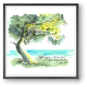CYPRUS AQUARELLE NO.2 - falikép keretben | artbridge