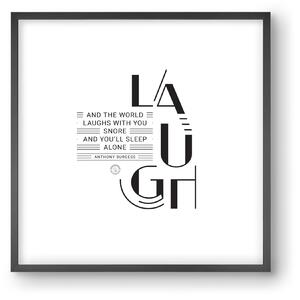 Laugh - falikép keretben | artbridge