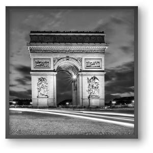 PARIS Arc de Triomphe | monochrome - falikép keretben | artbridge