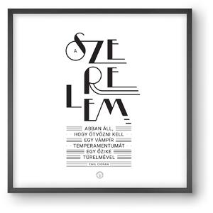 Szerelem - falikép keretben | artbridge