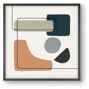 ABSTRACT SHAPES 7 - falikép keretben | artbridge
