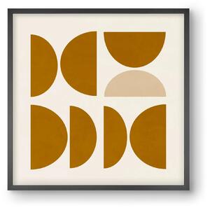 GEOMETRIC ART - YELLOW I - falikép keretben | artbridge