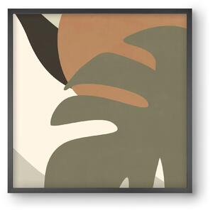 MINIMALIST TROPICAL PLANT - falikép keretben | artbridge