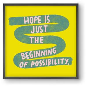 Hope - falikép keretben | artbridge
