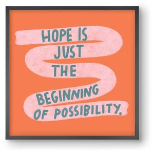 Hope - falikép keretben | artbridge