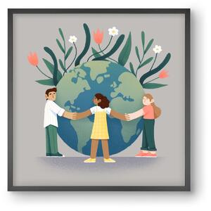 Every day is earth day - falikép keretben | artbridge