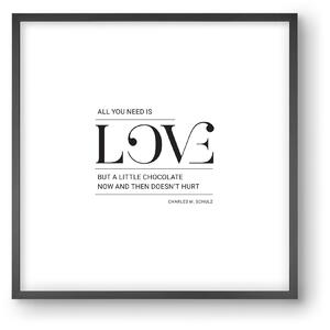Love - falikép keretben | artbridge