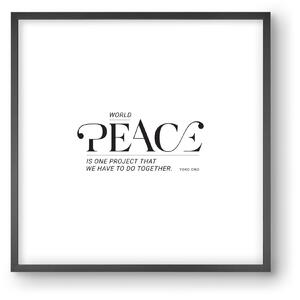 Peace - falikép keretben | artbridge