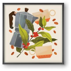 Coffee - falikép keretben | artbridge