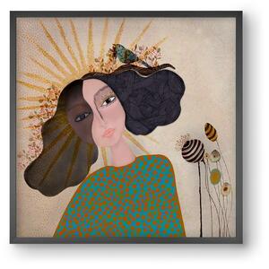Meadow Girl - falikép keretben | artbridge