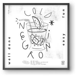 Negroni - falikép keretben | artbridge