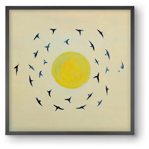 Fly away with me - falikép keretben | artbridge