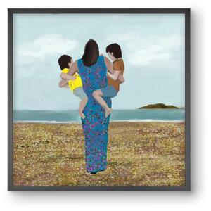 MOTHER AND CHILDREN - falikép keretben | artbridge