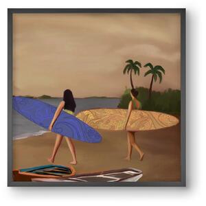 CHASING WAVES AND SUNSETS - falikép keretben | artbridge