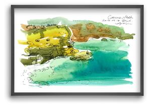 MALTA AQUARELLE NO.1 - falikép keretben | artbridge