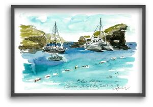 MALTA AQUARELLE NO.2 - falikép keretben | artbridge