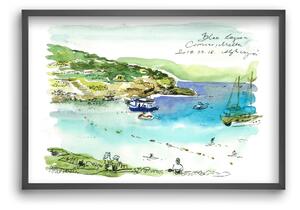 MALTA AQUARELLE NO.5 - falikép keretben | artbridge