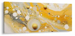 Kép - Absztrakt háttér arany díszítéssel (120x50 cm)