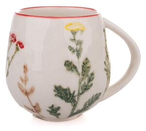 Fehér porcelán bögre 240 ml Flower Garden – Dakls