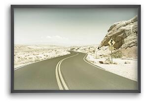 Country Road USA | Vintage - falikép keretben | artbridge