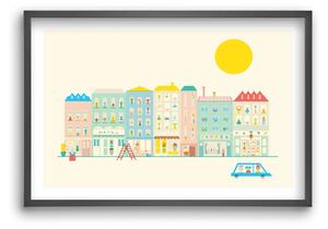 Neighborhood - falikép keretben | artbridge