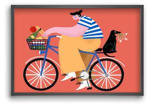 Bike ride - falikép keretben | artbridge