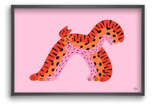 Rainbow Cats - falikép keretben | artbridge
