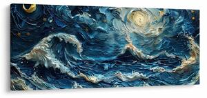 Kép - Az ég és a tenger festése (120x50 cm)