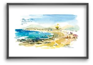 PLAYA del MORO, Fuerteventura, Canary Islands - 2023.04.30. - falikép keretben | artbridge