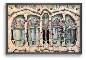 Casa batlló - falikép keretben | artbridge