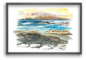 Caleta, Fuerteventura - 2025.01.25 - falikép keretben | artbridge