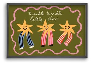 Twinkle, twinkle little star - falikép keretben | artbridge