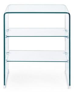 Üveg tárolóasztal 40x50 cm Iride – Bizzotto