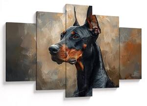 Kép - Dobrman portréja (150x105 cm)