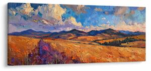 Kép - Olajfestmény tájkép (120x50 cm)