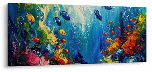 Kép - A víz alatti világ festése (120x50 cm)