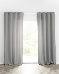 BASIC Függöny görgőkkel 140x280 cm szürke 1 db