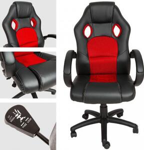 Gamer szék basic, piros -Sokat vagy fent a világhálón? Felejtsd el az elgémberedett ízületeket!
