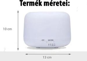 Ultrahangos aroma diffúzor,illóolaj párologtató (500ml)