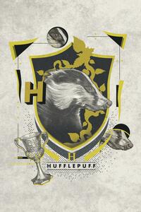 Művészi plakát Harry Potter - Hufflepuff Crest