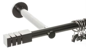Egyrudas fém karnis Nordic titán 160 cm