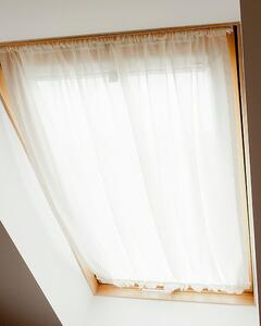 Függöny tetőtéri ablakra termék színe fehér szövet áttetsző, fonott