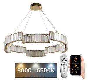 NEDES LED Dimmelhető csillár zsinóron LED/60W/230V 3000-6500K arany + távirányítás ND3528