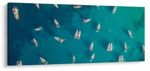 Kép - Vitorlások (120x50 cm)