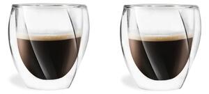 Duplafalú bögre szett cappucinóhoz, 2 db-os 250 ml Cristallo – Vialli Design