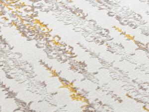 Bézs-arany RECON mintás szőnyeg Méret: 80x150 cm