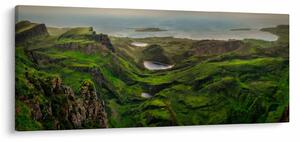 Kép - Quiraing, Skócia (120x50 cm)