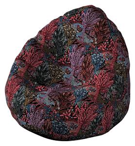 Babzsákfotel termék színe színes szövet fonott, mintás